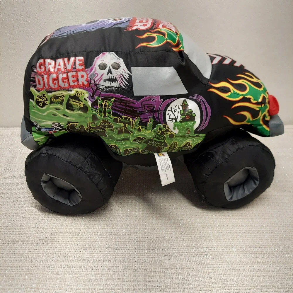 Monster Jam Grave Digger Plush Monster Truck 2008 Good Stuff Bad to the Bone 12